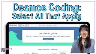 How to Use Desmos Computation Layer for Select All That Apply