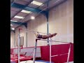 becky downie 🇬🇧 pre olympic training on uneven bars july 2024