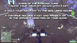 Planetside 2 Flight School: Episode 1 - Banking Turn (Planetside 2 Guide/Tutorial)