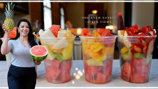 How to make the Most Easy and Delicious Mexican Fruit Cups | California Street F