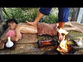 ASMR | Local Village FIRE MASSAGE in Chiang Mai, Thailand (Yam Khang)