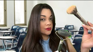 ASMR POV: AQUELA GAROTA FAZ MAQUIAGEM NA ALUNA NOVA