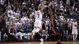 Kyle Lowry Sends it to Overtime with the Half-Court Buzzer Beater!!
