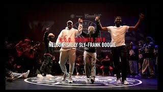 K.O.D. TORONTO 2018 - FRANK BOOGIE - SALLY SLY -NELSON