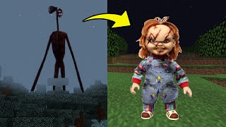 PRZYZWAŁEM SIREN HEAD ABY POKONAŁ LALKE CHUCKY w Minecraft!