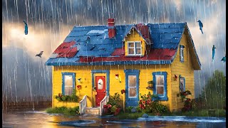 Relaxing Sound of rain on the roof. Sleep Quickly and deeply with this beautiful and soothing video.