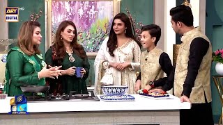Cooking Segment 🥗 with Iqrar Ul Hassan and family | Shan-e-Suhoor