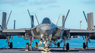 Total superiority. F-35C and US supercarrier