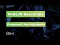 NodeJS Essentials 04: Command Line Arguments