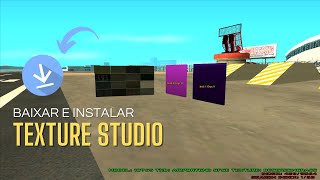 Como baixar e instalar o Texture Studio e as outras ferramentas de mapeações.