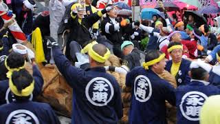 天下の奇祭・御柱里曳き行・ｉｎ伊勢原（大神宮前）