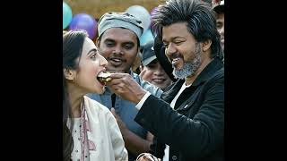 spaRK SONG l Thalapathy Vijay and Trisha l LEO 🦁 l Leo 🦁 Das l Cake 🎂 l The GOAT 🔥 l Happy Life