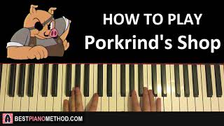 HOW TO PLAY - Cuphead - Porkrind's Shop (Piano Tutorial Lesson)