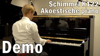 Schimmel K122 Akoestische Piano Demo met Mark Brandwijk | Joh.deHeer