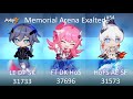 Honkai Impact 3 | HI3 - Memorial Arena Exalted #54 - Boss Couatl, DXY, Andrius 101002