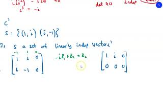 Linear Algebra Chp. 8 Part 2: Complex Matrices