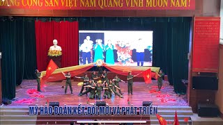 Nhảy dân vũ Rừng xanh vang tiếng Ta Lư, Khát vọng tuổi trẻ - Trường Mầm non Cẩm xá, Mỹ Hào, Hưng Yên