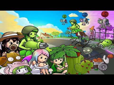 Jugabilidad Mod de Plants Vs Zombies Girl Gatling Pea