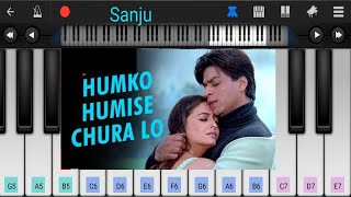 Humko Humise Chura lo song piano cover with notes || Mohabbatein || Shahrukh Khan and Aishwarya Rai