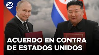 Corea del Norte y Rusia firman un acuerdo en contra de Estados Unidos