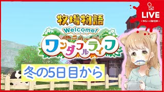 【牧場物語welcome!ワンダフルライフ】冬の5日目からやっていくよー！※ネタバレあり