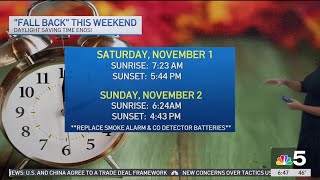 As ‘fall back' approaches, here's how early sunset times will get