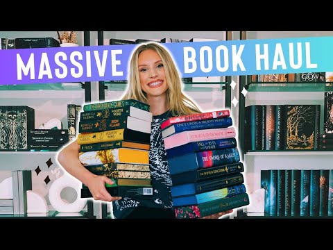 huge book haul  40 fantasy romance and contemporary romance special editions