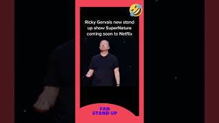 Ricky Gervais on TikTok #rickygervais #supernature #standup #standupcomedy #netflix #newshow #britis