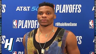 Russell Westbrook Postgame Interview - Game 5 | Thunder vs Rockets | August 29, 2020 NBA Playoffs