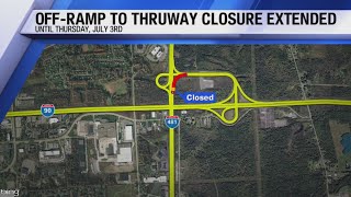 State D.O.T. extends lane closures at I-481 North in Syracuse
