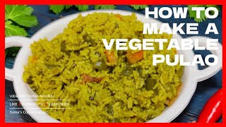 Vegetable Pulao Recipe |  ಹೋಟೇಲ್ ಸ್ಟೈಲ್ ವೆಜ್ ಪುಲಾವ್ ಮಾಡುವ ವಿಧಾನ | Easy Veg pulao Recipe in cooker