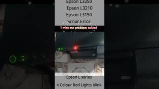 Epson L3210 L3250 L3110 Red Lights blink Scanner problem mobile Wi-Fi router  problem #aloknirmal