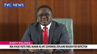 Ben Ayade Visits Pres  Buhari As APC  Governor, Explains Reason For Defection