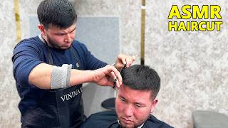 Traditional ASMR Barber Full Service - Haircut, Massage & Hairwash