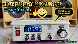 TUNER FM STEREO TA7303~TA7343 dengan SIGNAL meter