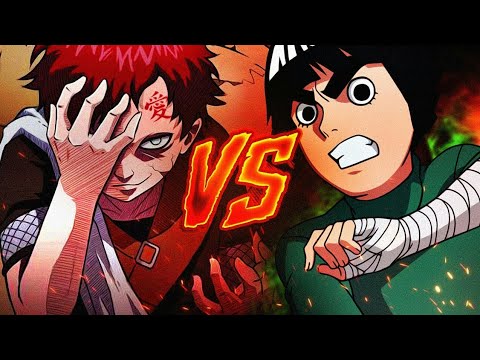 Rock Lee Vs Gaara (AMV) The Raising Fighting Spirit - YouTube