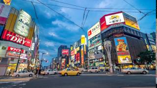 Susukino,Hokkaido timelapse