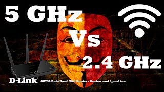 Dlink - 5GHz Wifi Router - Review | 2.4 GHz Vs 5GHz Wifi Test | N Vs AC Test