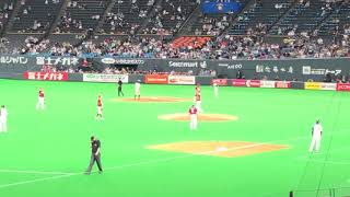 2019年4月25日札幌ドーム北海道日本ハムファイターズ対楽天 ファイターズ杉谷のサヨナラヒット