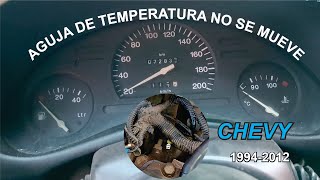 Chevy temperature gauge not moving, moves badly or goes up to full, solution!!