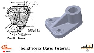 Solidworks Basic Tutorial for Beginners ! Solidworks Training Exercises - 58