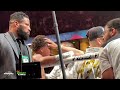 Amado Vargas gets emotional with father Fernando Vargas after TKO win over Sean Garcia