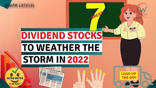7 Great Dividend Stocks for passive Cash and portfolio protection🔥 Weather storms with these stocks.