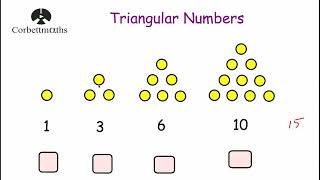 Triangular Numbers - Corbettmaths