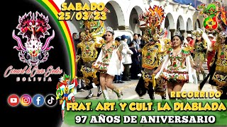 FRATERNIDAD ARTÍSTICA Y CULTURAL LA DIABLADA  - RECORRIDO EN SUS 79 AÑOS DE VIDA INSTITUCIONAL 2023