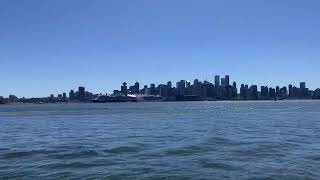 2023 07 01 Outside Ocean of Vancouver harbour on Canada Day 加拿大国庆日的温哥华市的外海 Celebrate Canada Day