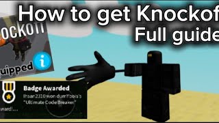 How to get knockoff tower in Slap Battle Tower Defense! FULL GUIDE - Roblox