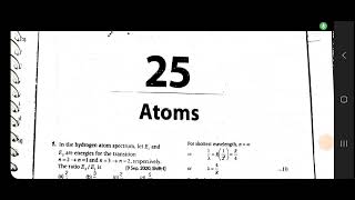 25 TS EAMCET ATOMS PHYSICS YEAR WISE SOLVED QUESTIONS 2023 TS ARIHANT #EAMCET2023