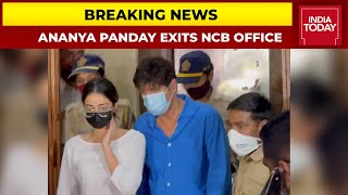 Ananya Panday Exits NCB Office After Questioning | Aryan Khan Drug Case | Breaking News