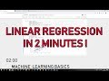 Linear Regression in 2 Minutes using Python - Scikit Learn - Machine Learning Basics